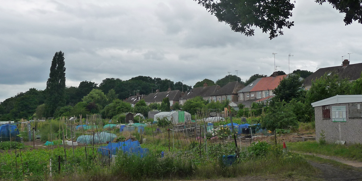 Coventry allotment site