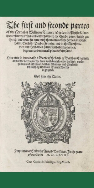 William Turner New Herbal title page