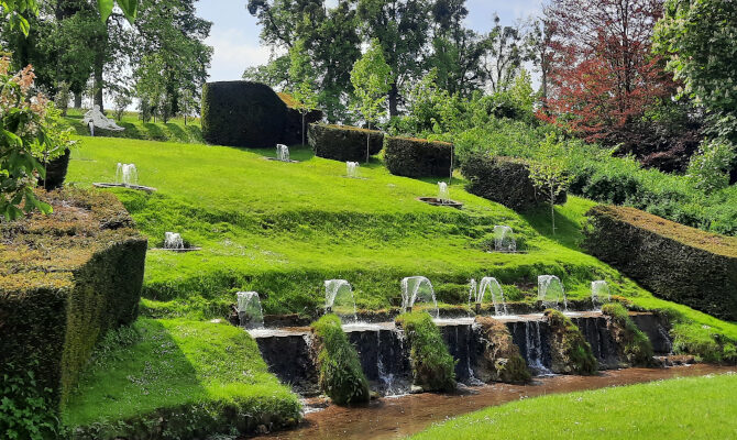 Jardins d'eau d'Annevoi het grote waterwerk