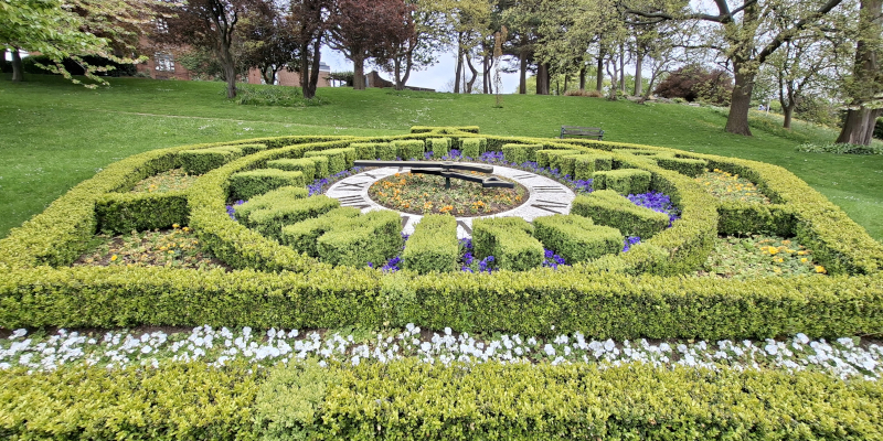 Floral clock, Pannett Park, Whitby