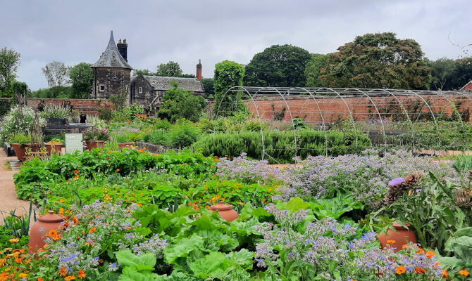 RHS Garden Bridgewater: de Kitchen Garden en de tuinmanswoning