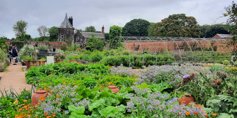 RHS Garden Bridgewater: de Kitchen Garden en de tuinmanswoning