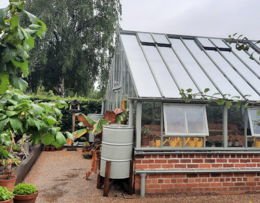 RHS Garden Bridgetwater: de kas in de Peel Learning Garden